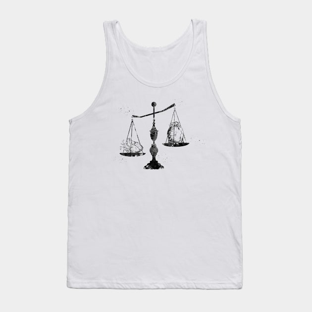 Scales heart and money Tank Top by erzebeth